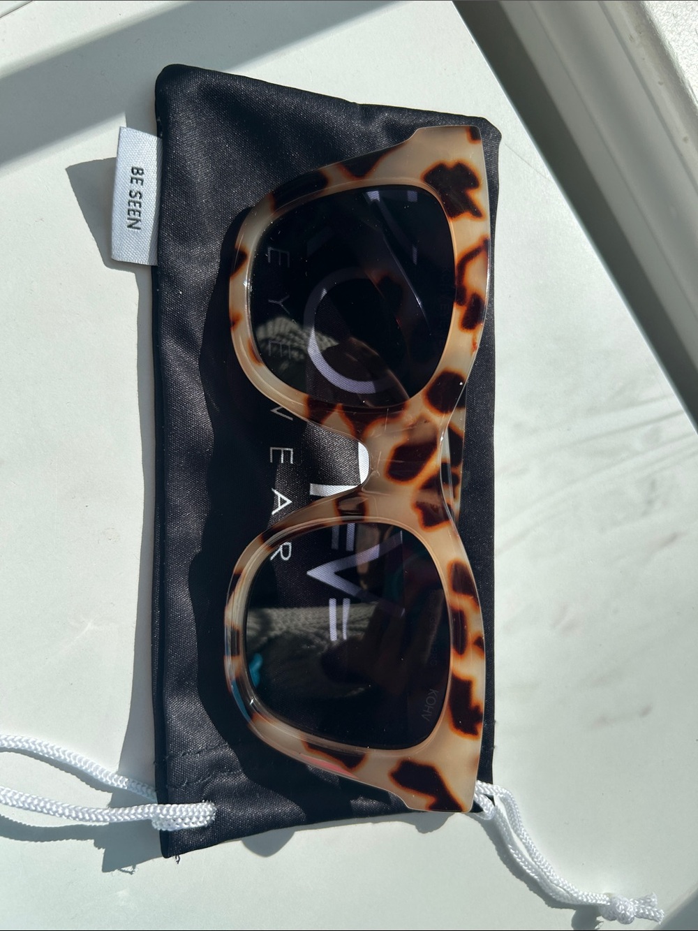 Tortoiseshell Oversized Square Sunglasses